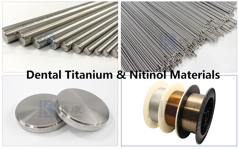 Dental Titanium & Nitinol Materials til implantat og genoprettende applikationer